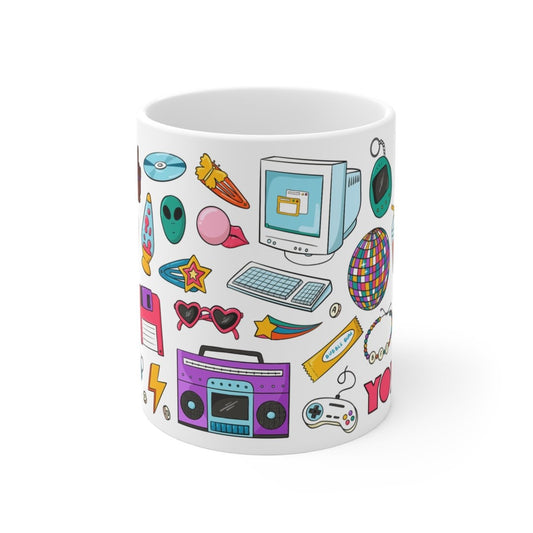 90s Pop Culture Mug - Afrocentric Art by The Trini Gee