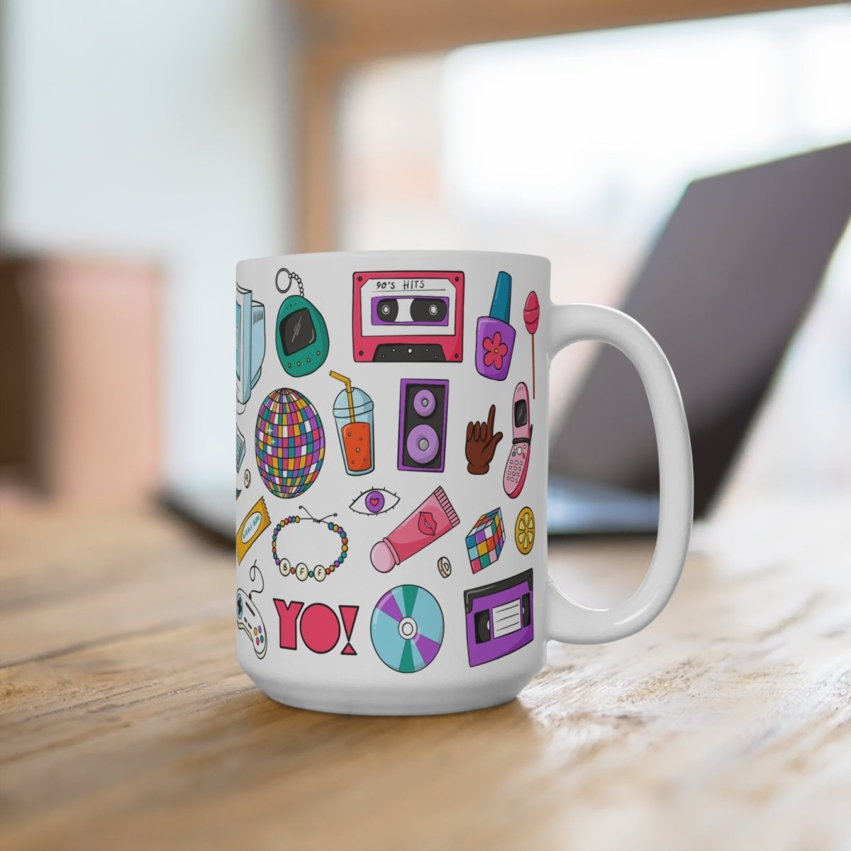 90s Pop Culture Mug - Afrocentric Art by The Trini Gee