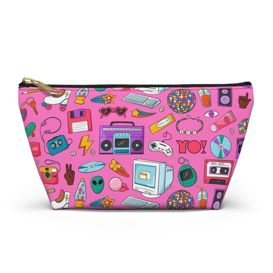 90s Retro T - bottom Pouch - Afrocentric Art by The Trini Gee
