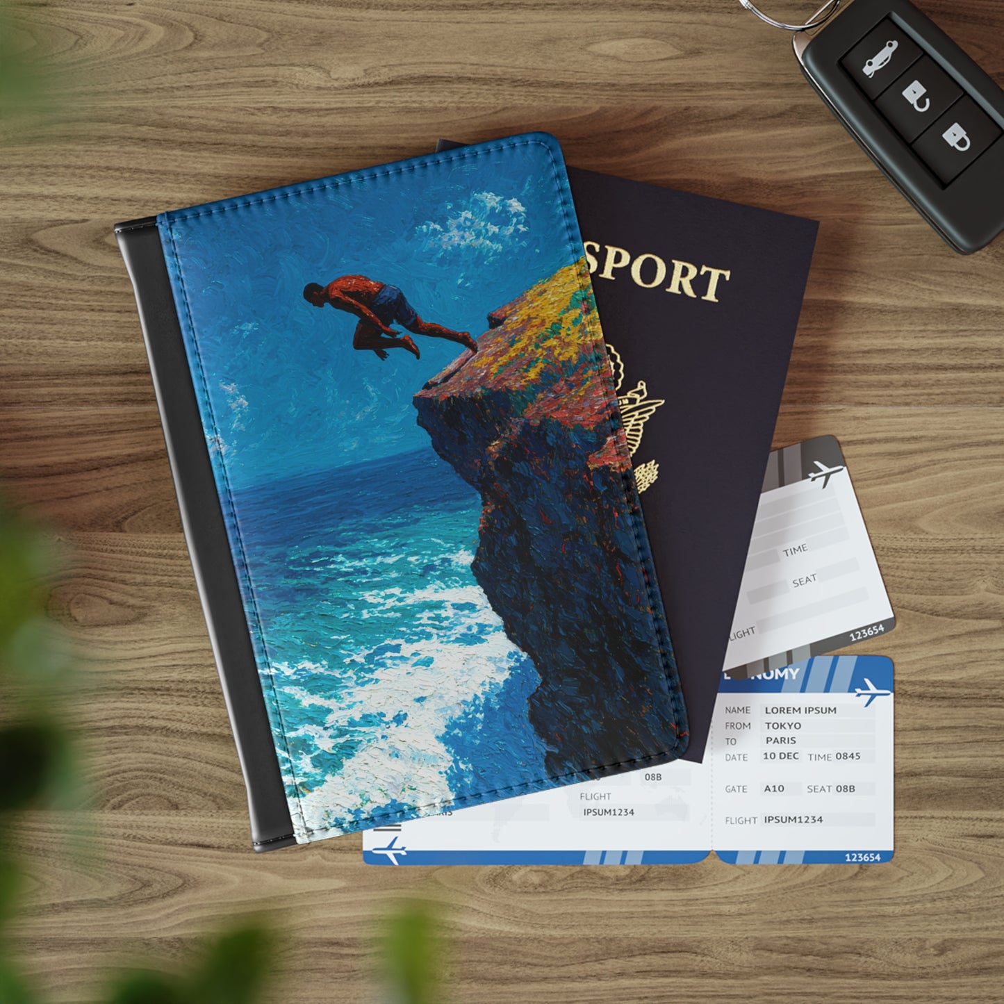 Cliff Diver Passport Cover
