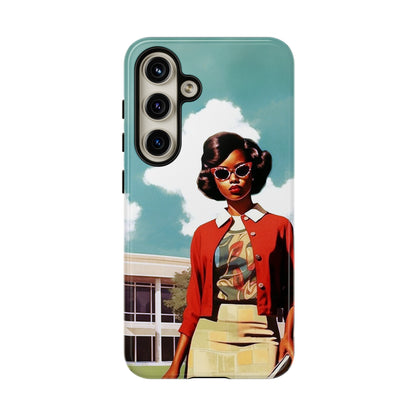 Old School Girl Phone Case