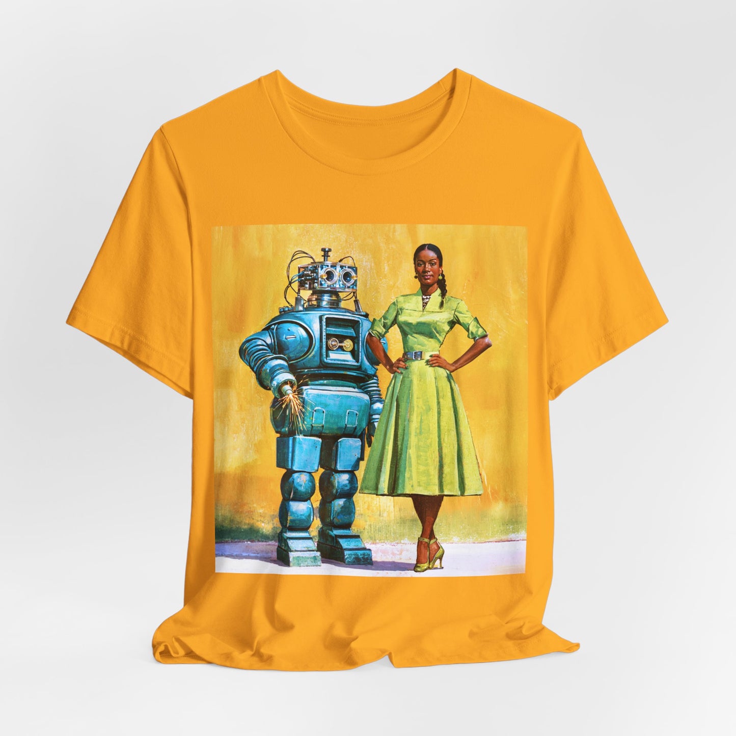 Woman with Bot T-Shirt
