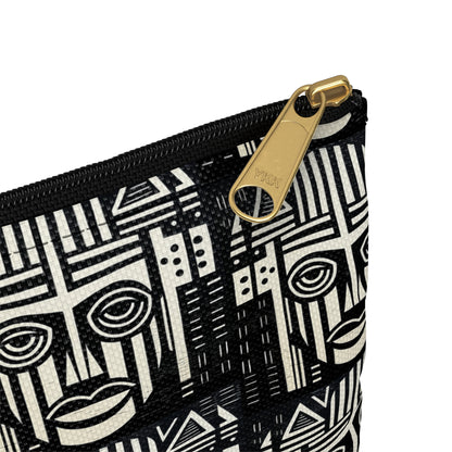 African Mask Accessory Pouch