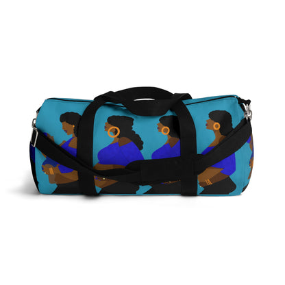 Pregnancy Blue Duffel Bag