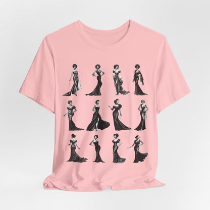 Black Dress Glamour T-shirt
