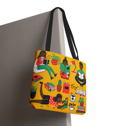Book Lover Tote Bag