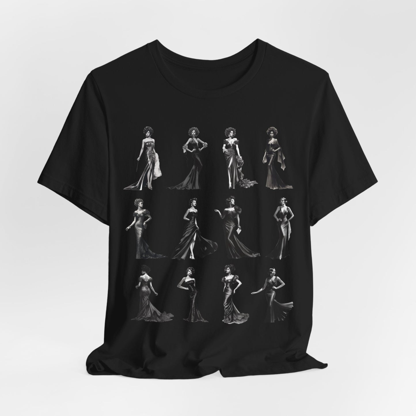 Black Dress Glamour T-shirt