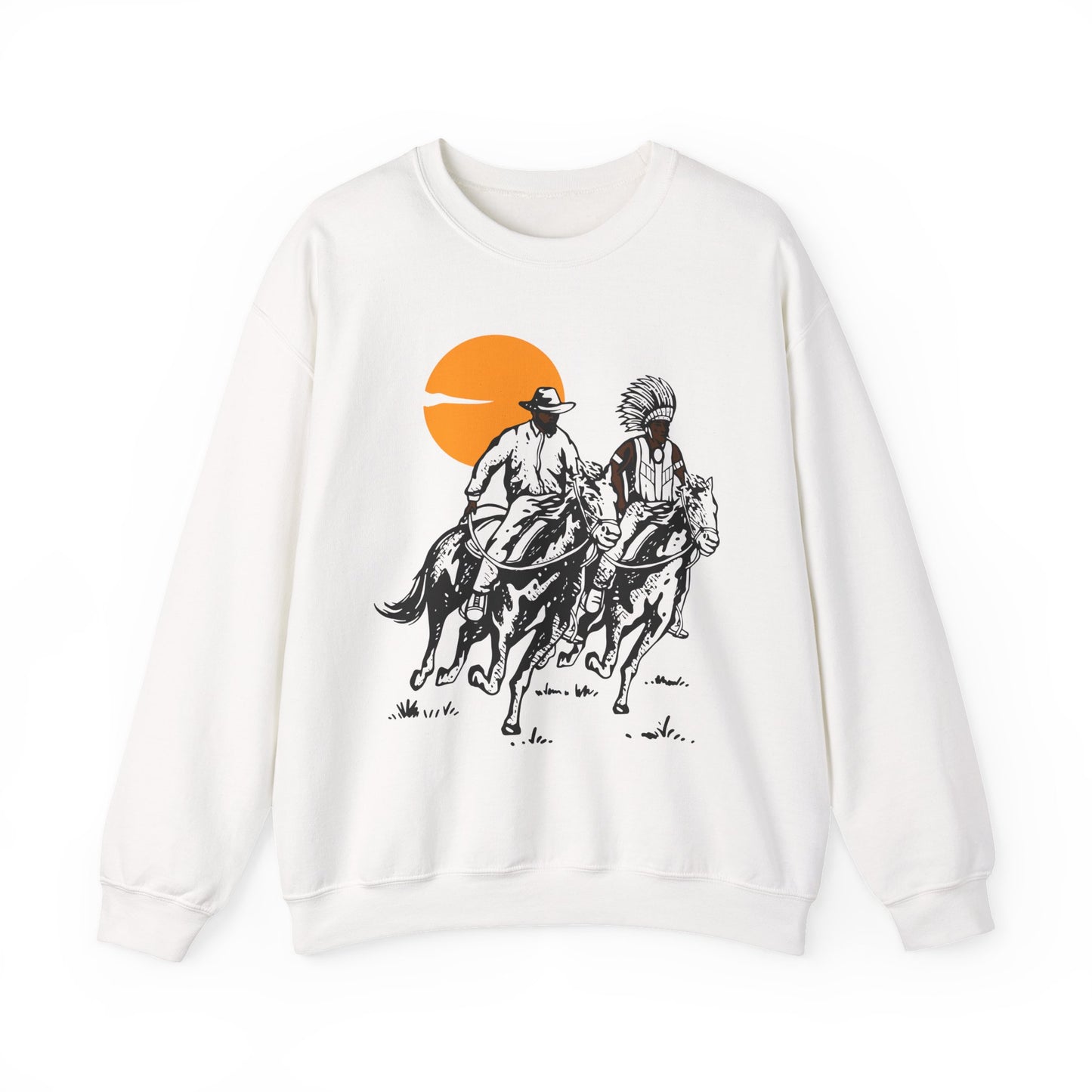 Natives on Horse Sweatshirt