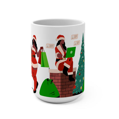 Santa Woman Mug