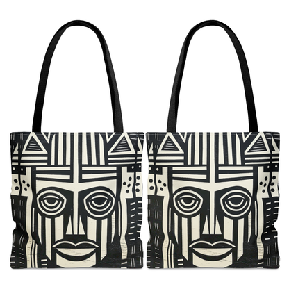 African Mask Tote Bag