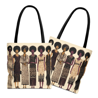 Afro 20s Tote Bag