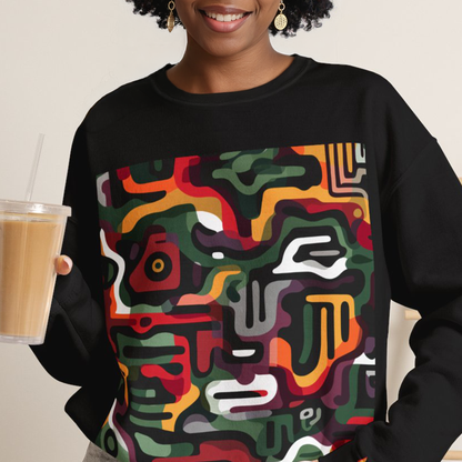 Afro Camo Sweatshirt