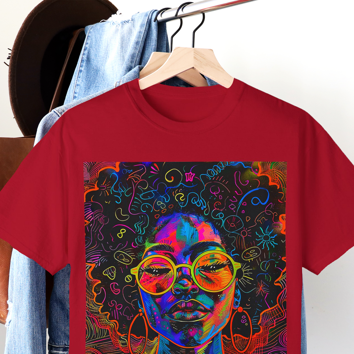 Afro Graffiti Comfort Colors Shirt