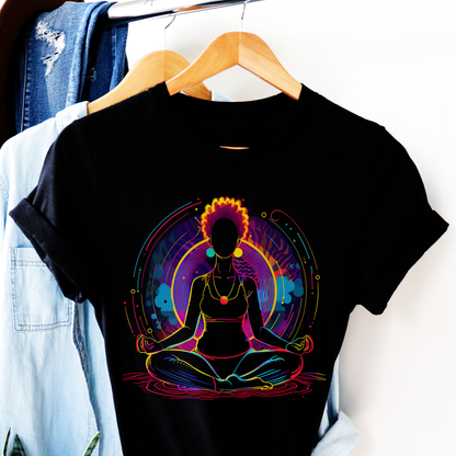 Afro Glow Yoga Shirt