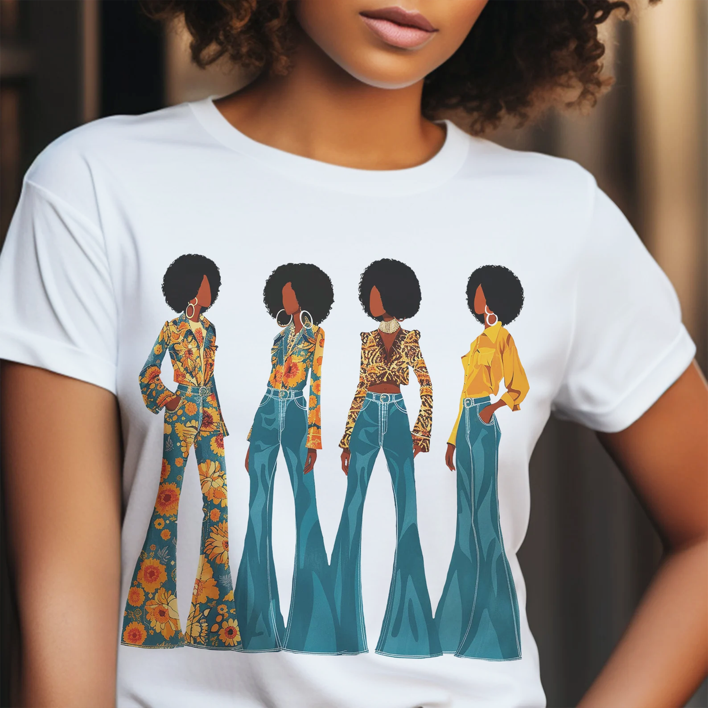 Afros and Bell Bottoms Shirt