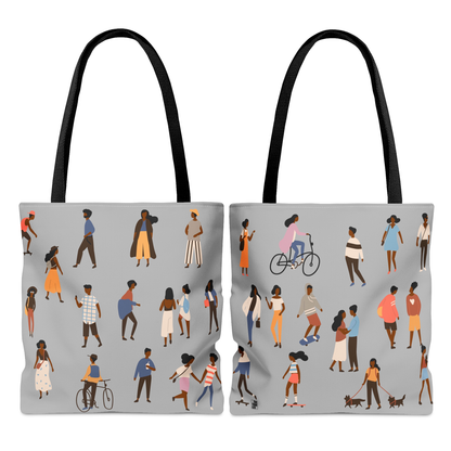 People Outside Tote Bag