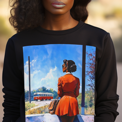 Woman Waiting Sweatshirt