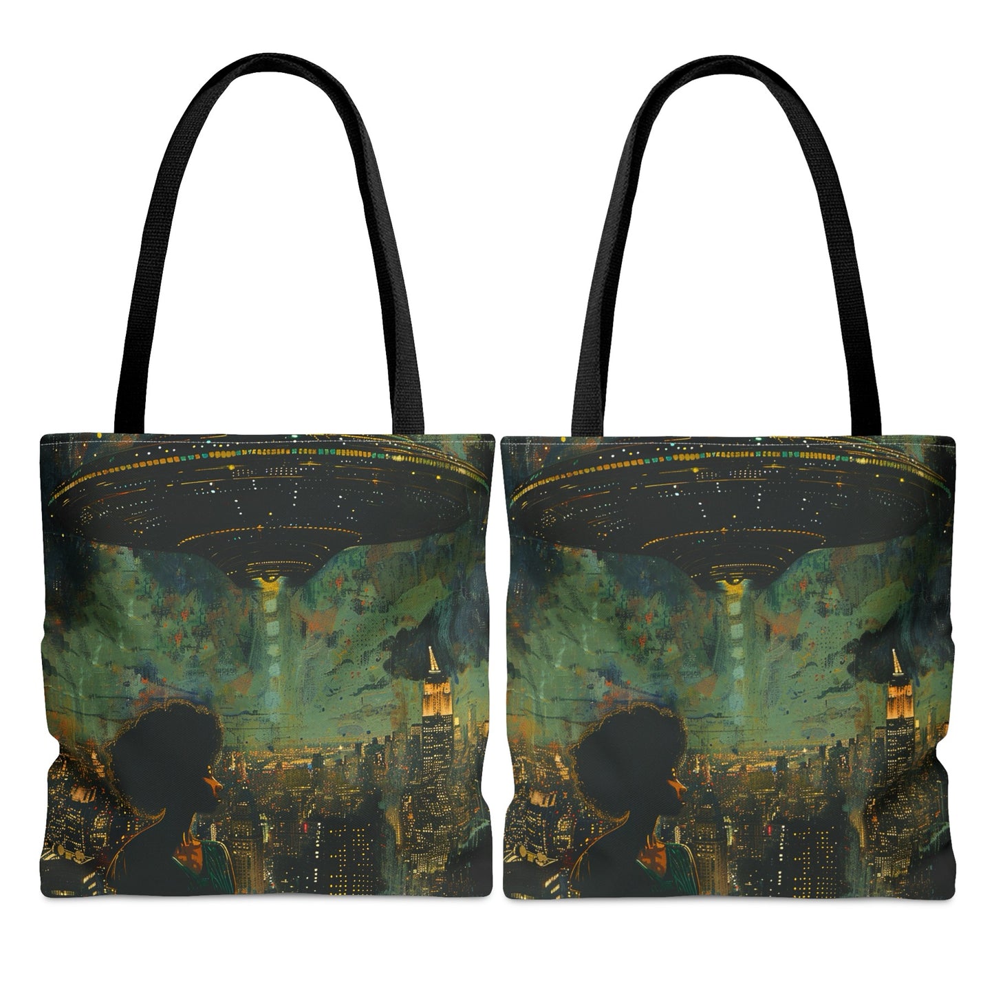 Spaceship Sighting Tote Bag