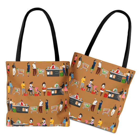 Grocery Lines Tote Bag