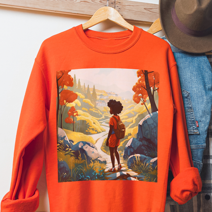 Girl Hiking Sweatshirt