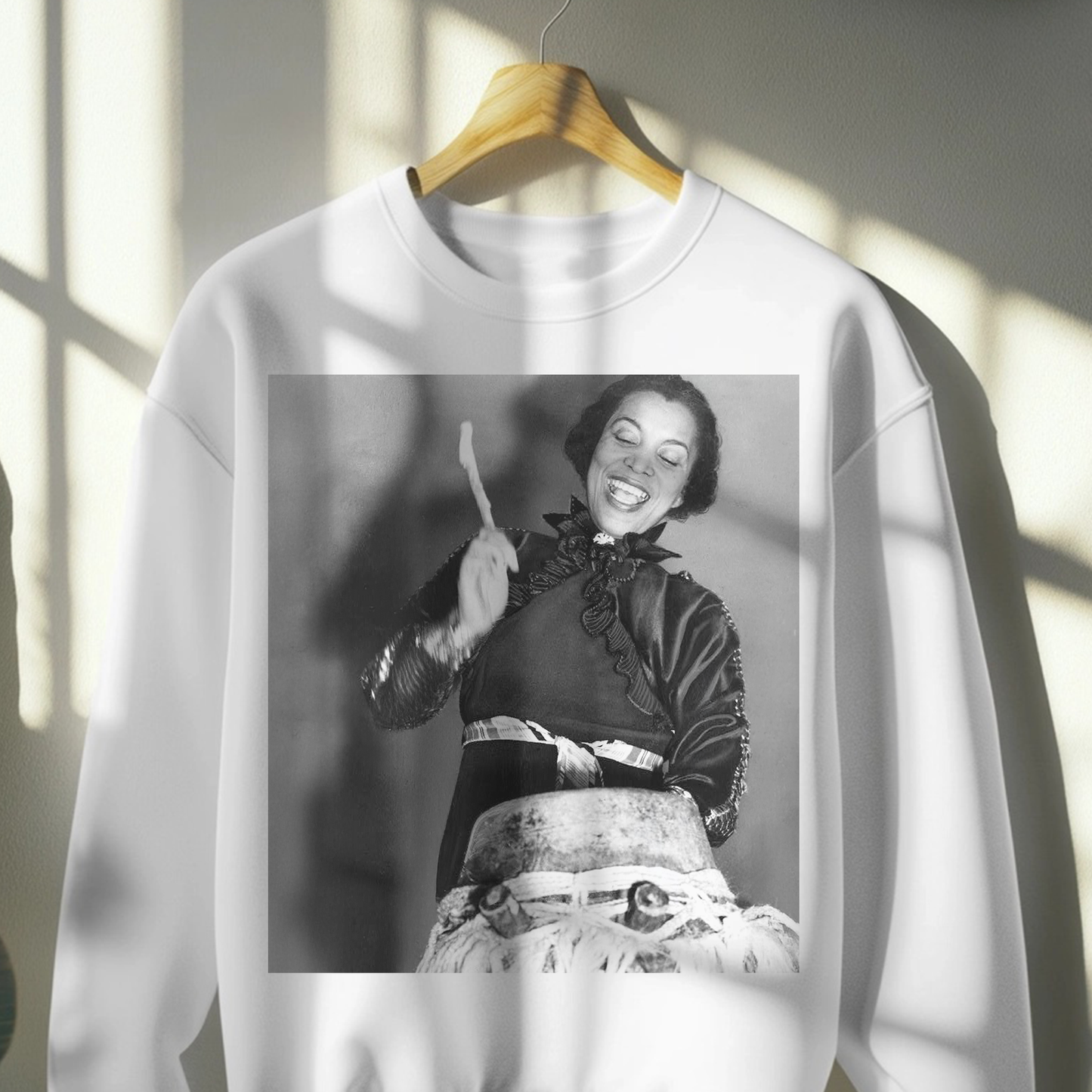 Hurston on Mama Drum Sweatshirt