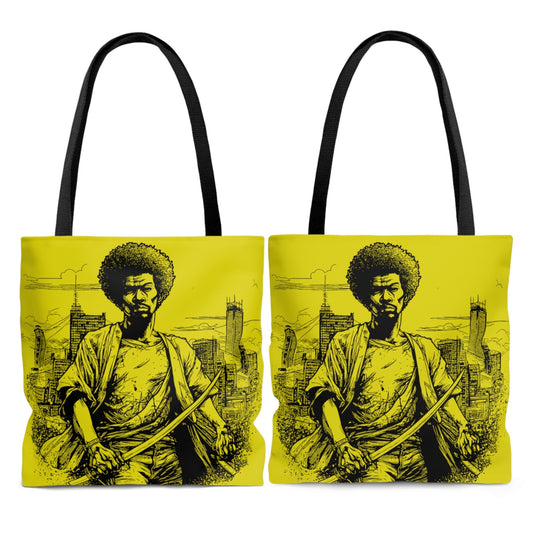 Afro Sword Tote Bag