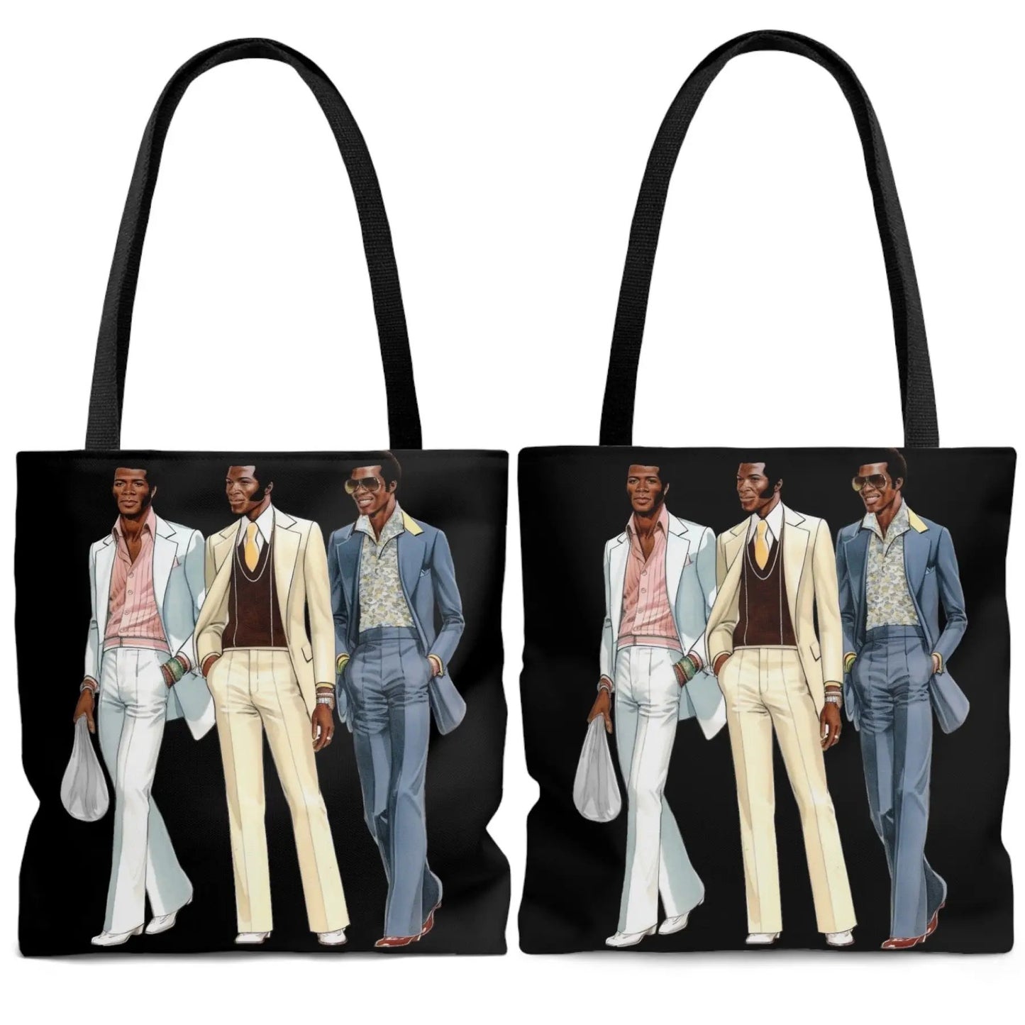 70s Fashion Men Tote Bag