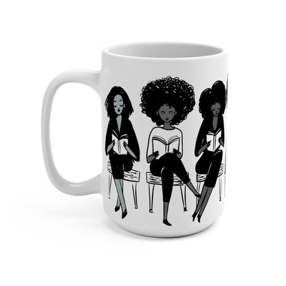 Brown Girls Reading Mug