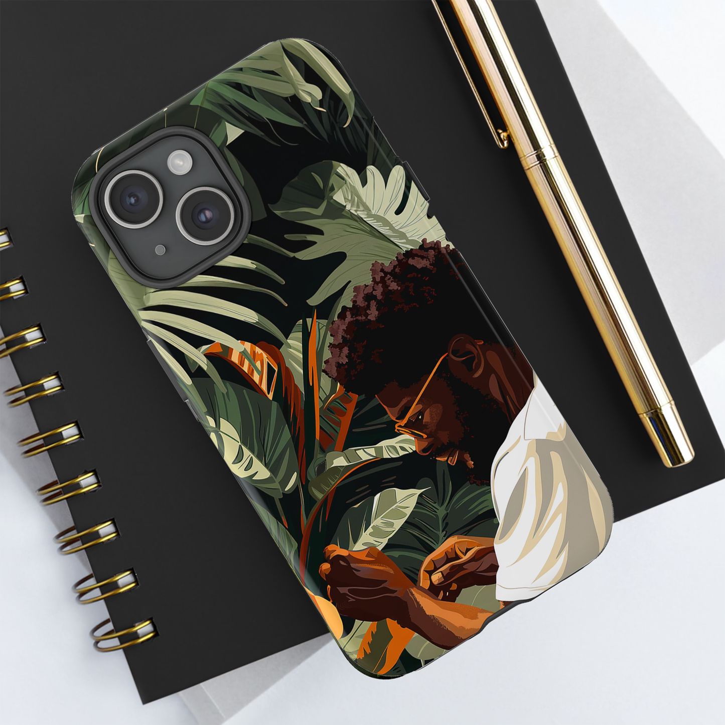 Man with Plants Phone Case