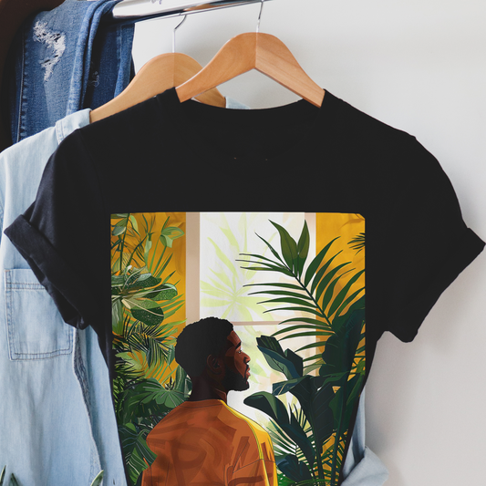 Man with Plants Shirt