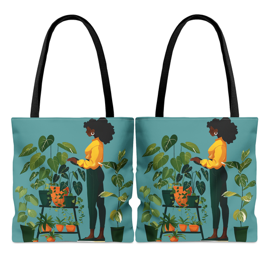 Plant Woman Tote Bag