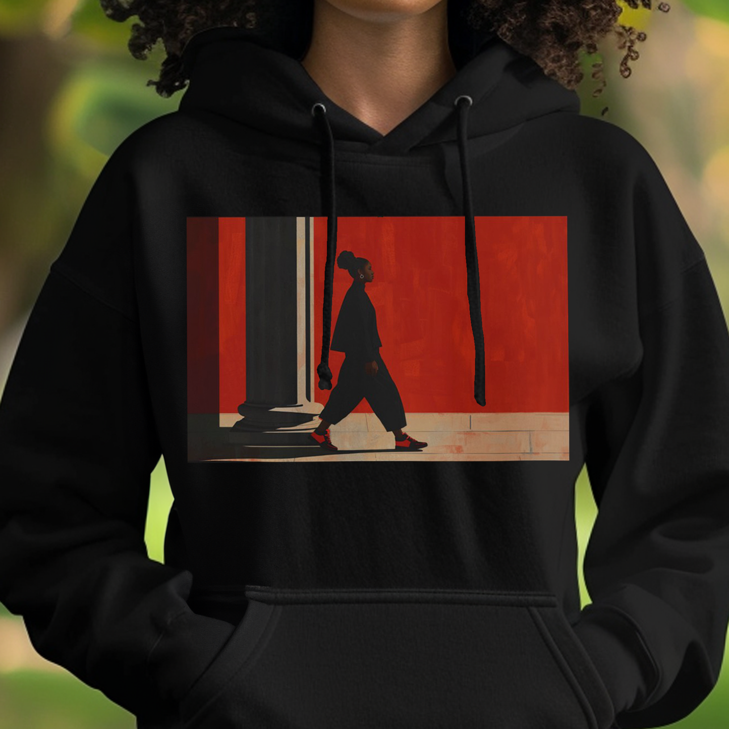 Afro Puff Walk Hoodie