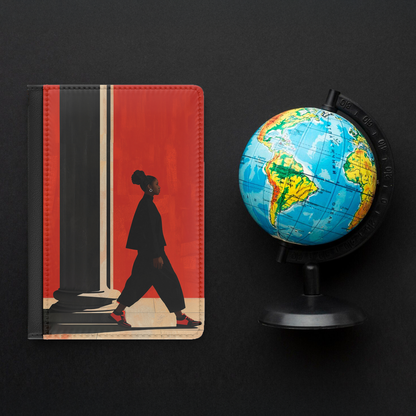 Afro Puff Stride Passport Cover