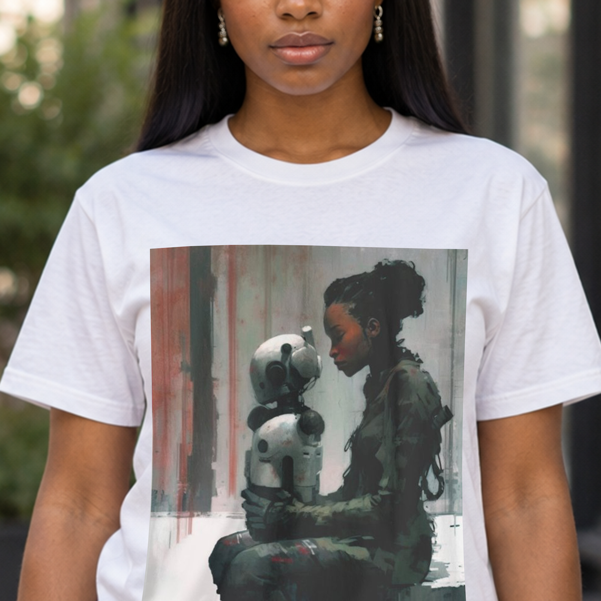 Girl with Bot Shirt