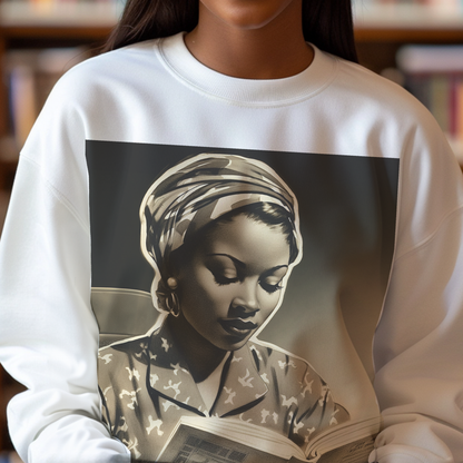 Sepia Reader Sweatshirt