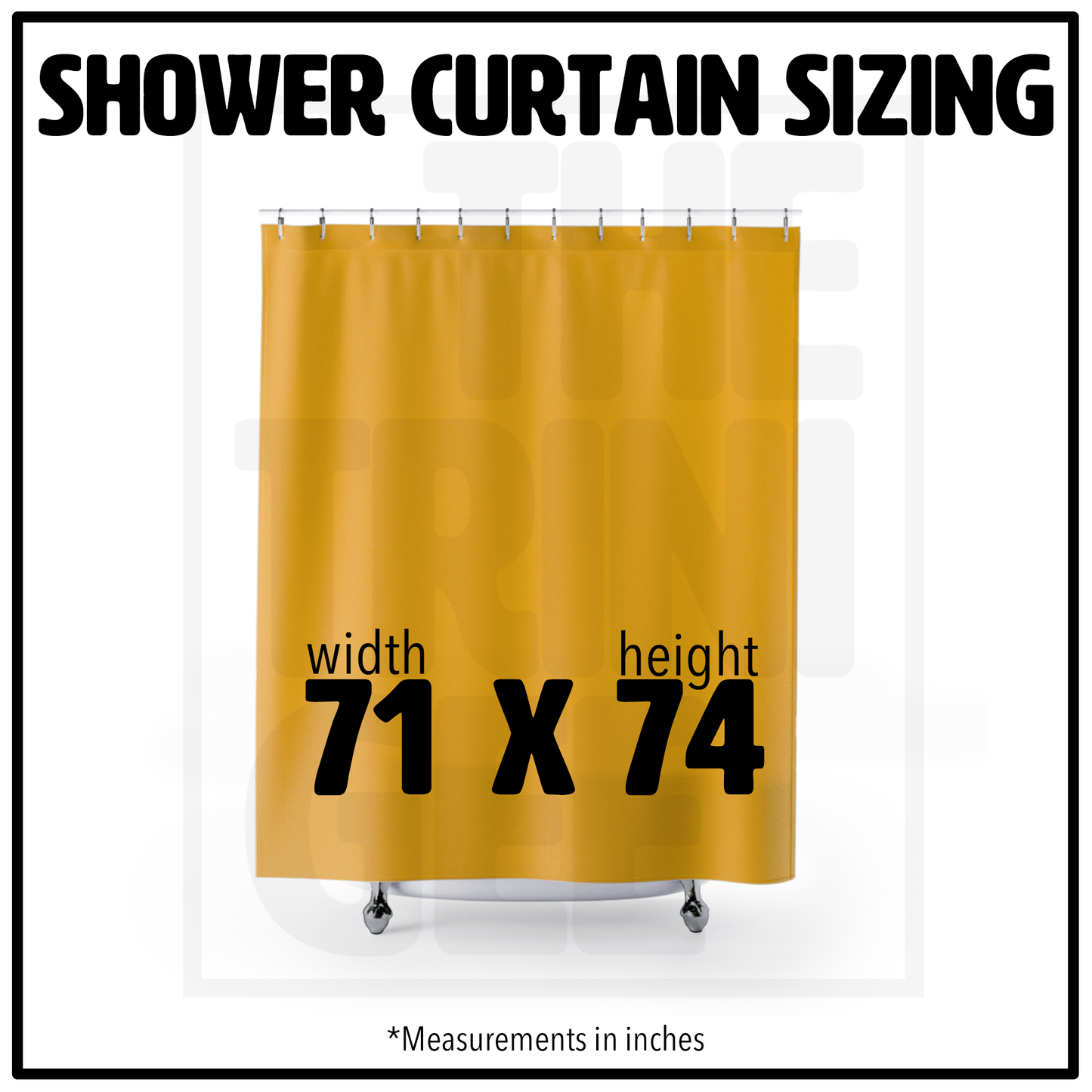 Black Dress Shower Curtain