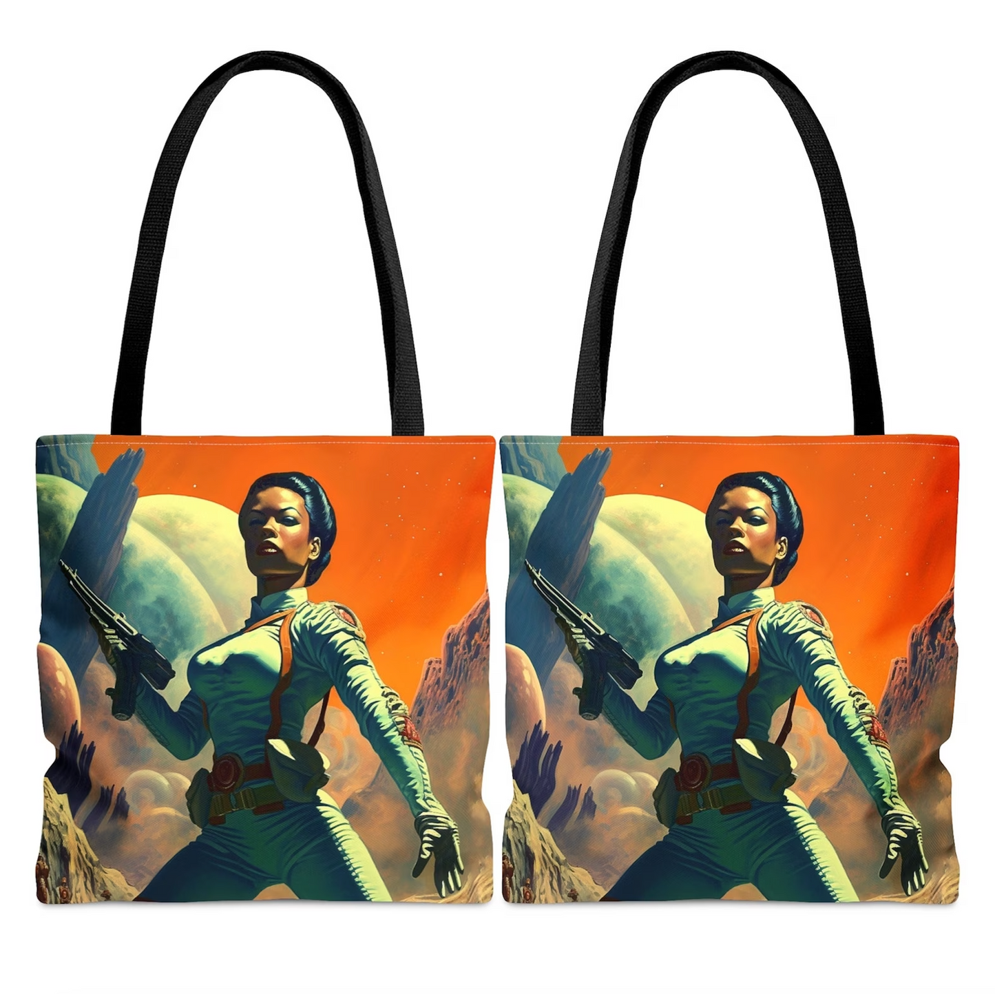 Space Fighter Tote Bag