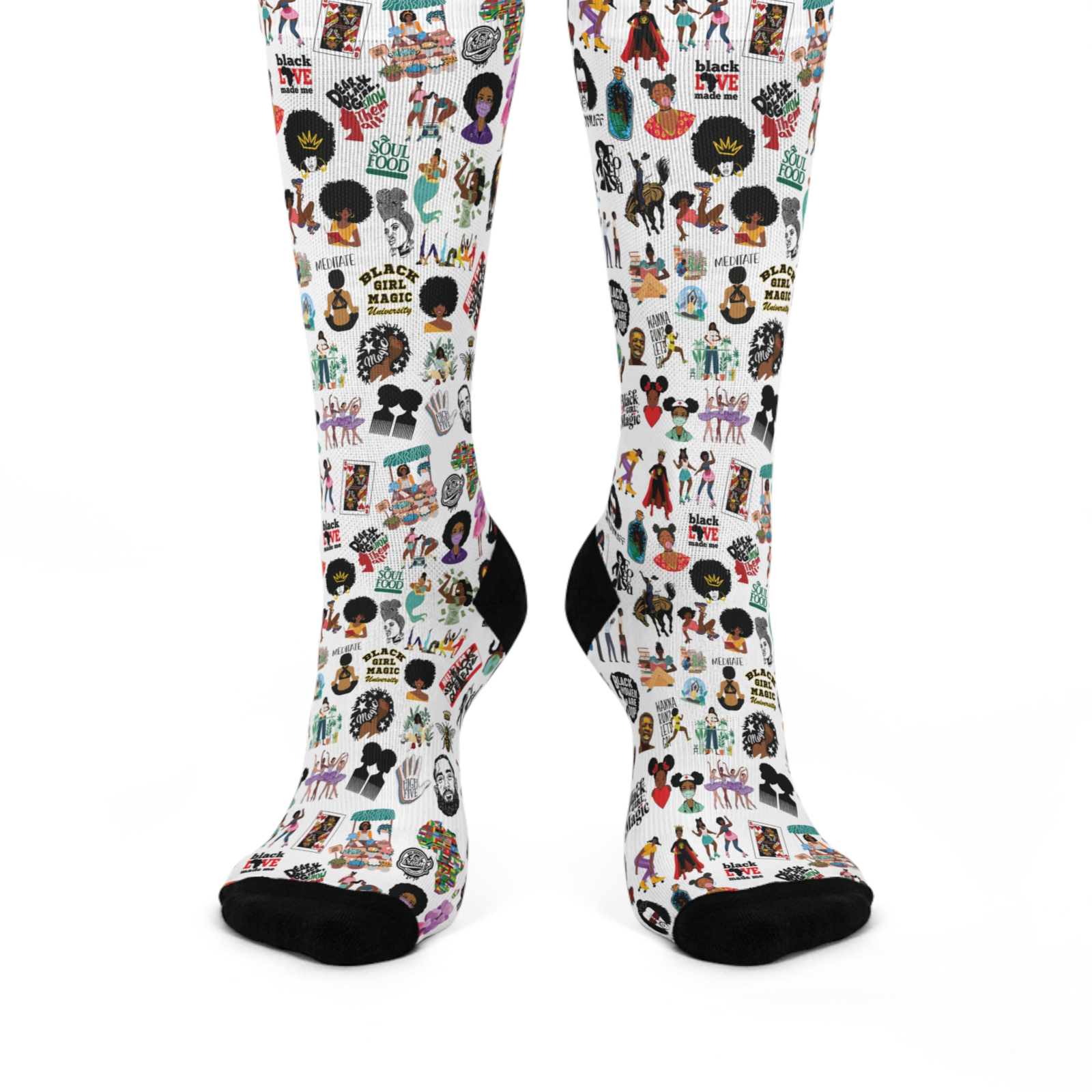 Sticker Bomb Crew Socks – The Trini Gee