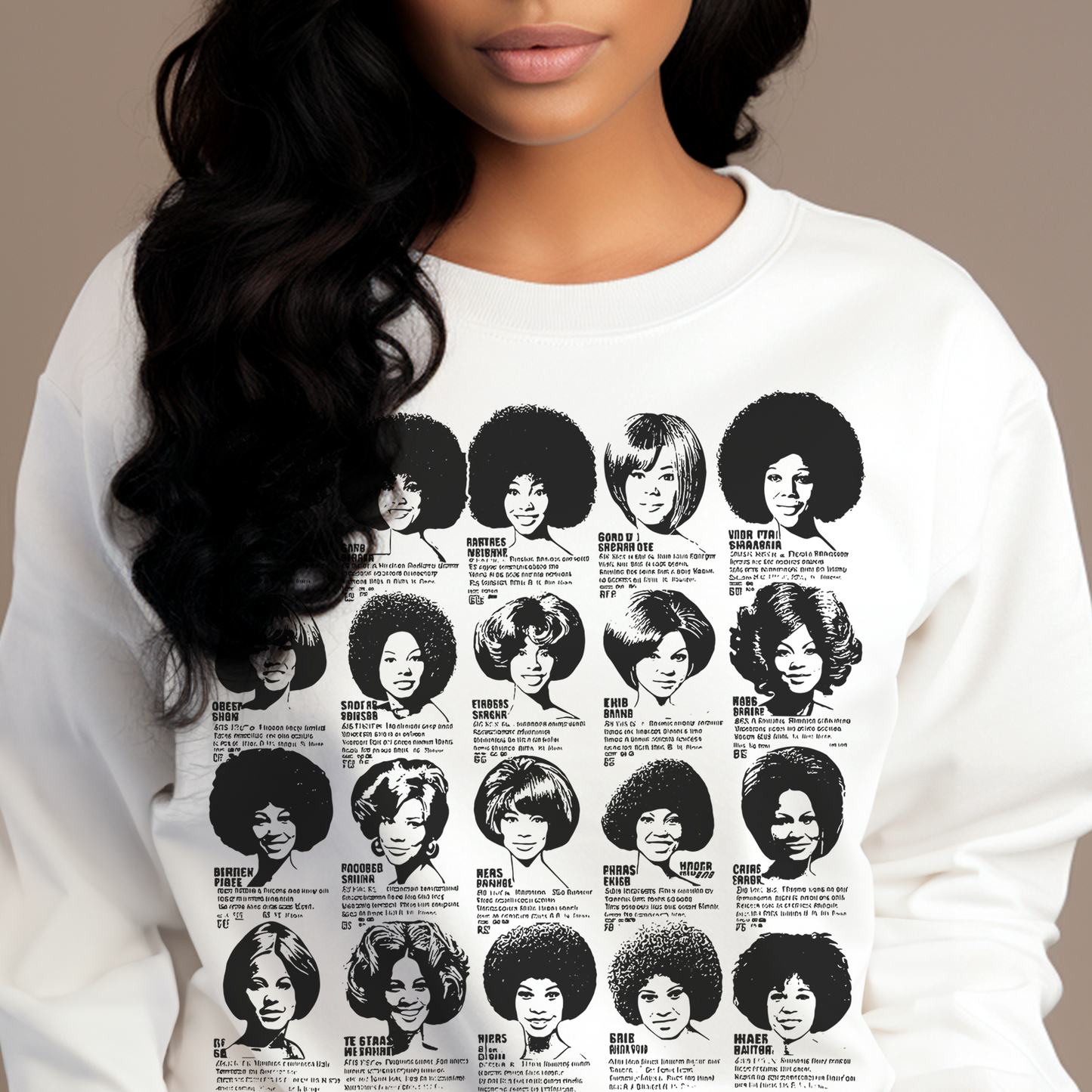 Vintage Wig Ad Sweatshirt