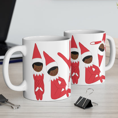 Black Elf on a Mug