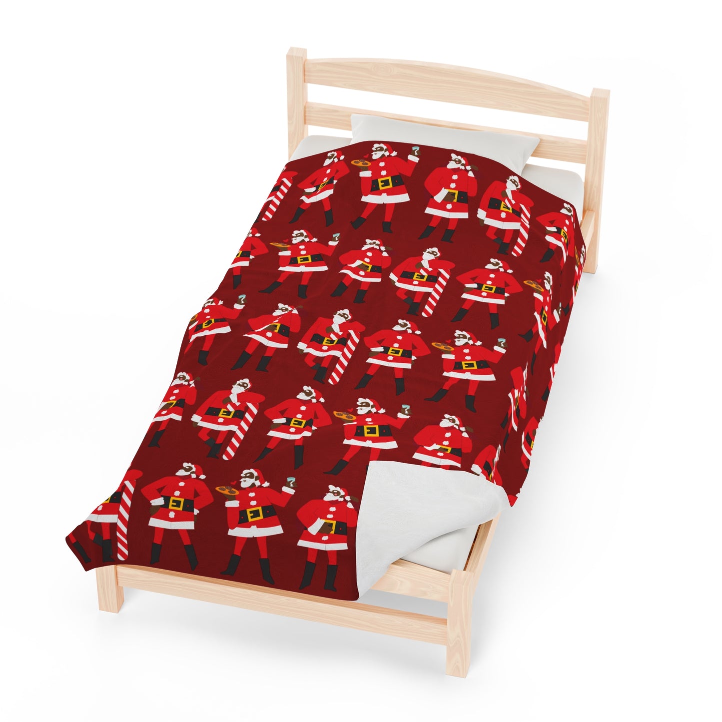 Black Santa Blanket