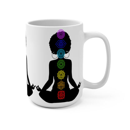 Afro Yoga Chakras Mug