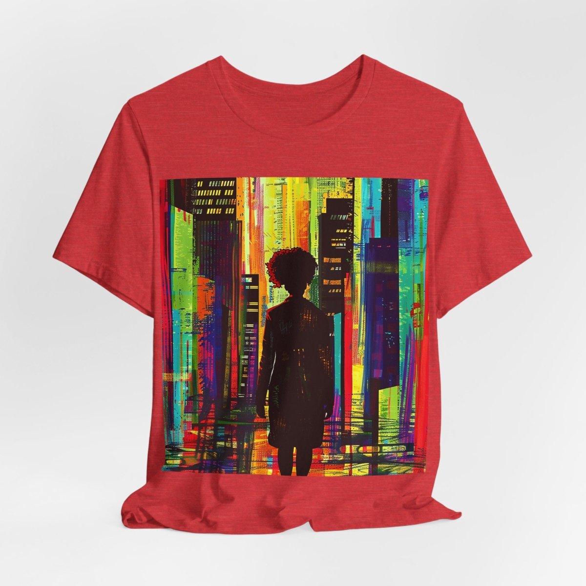 Abstract City Stripes Shirt - The Trini Gee