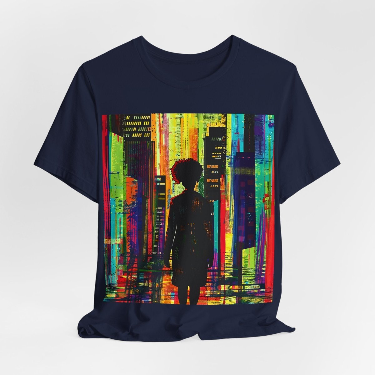 Abstract City Stripes Shirt - The Trini Gee