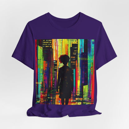 Abstract City Stripes Shirt - The Trini Gee