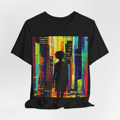 Abstract City Stripes Shirt - The Trini Gee