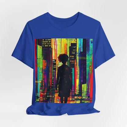 Abstract City Stripes Shirt - The Trini Gee