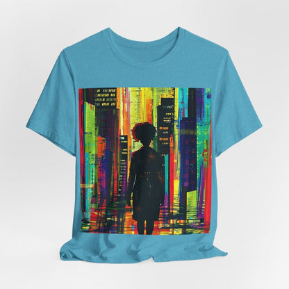 Abstract City Stripes Shirt - The Trini Gee