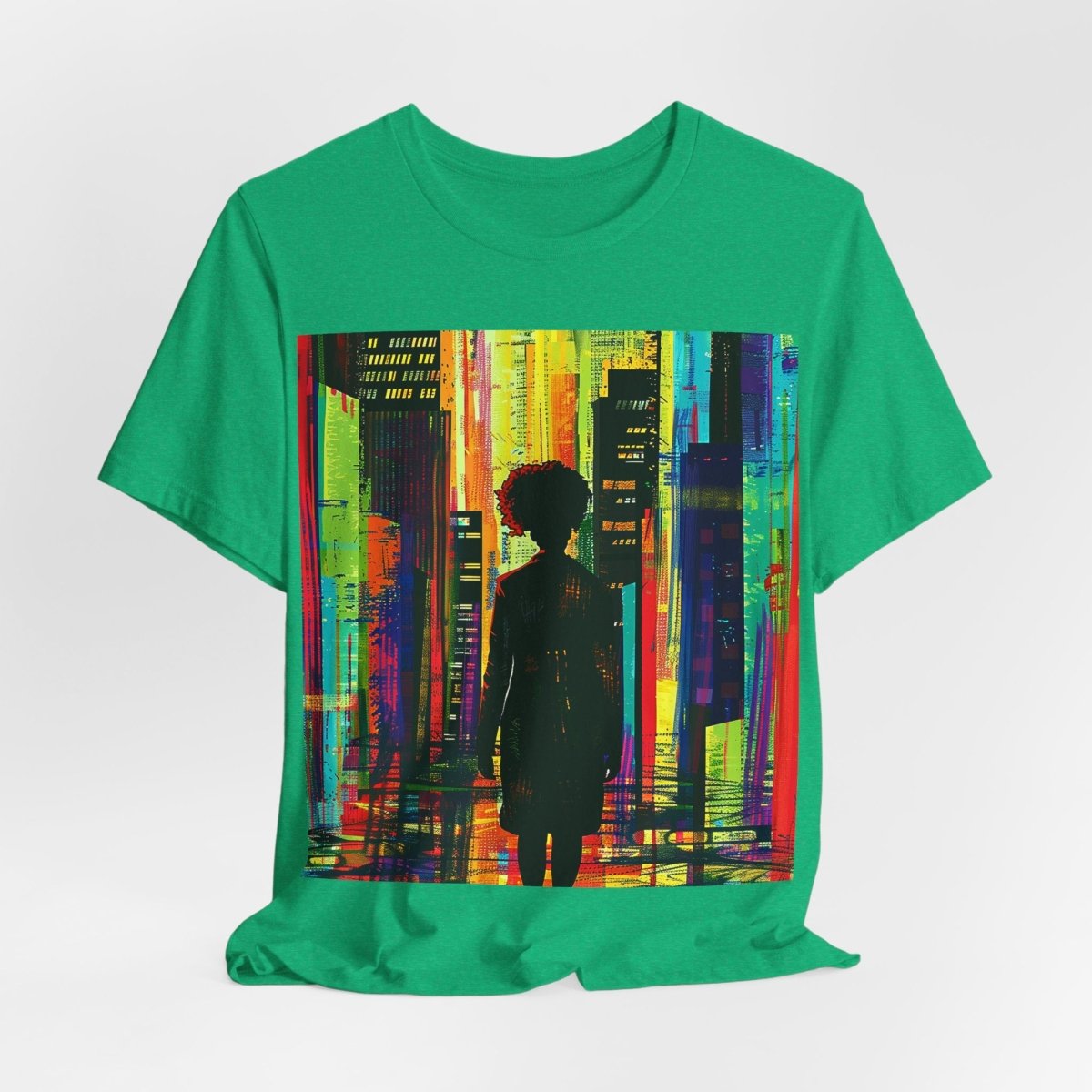 Abstract City Stripes Shirt - The Trini Gee