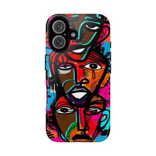 Abstract Men Phone Case - Afrocentric Art by The Trini Gee